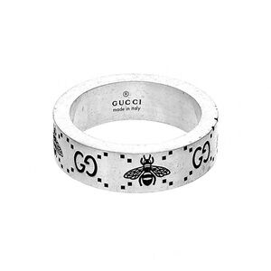 Gucci Silver Bee Ring Size 12 (6 US)